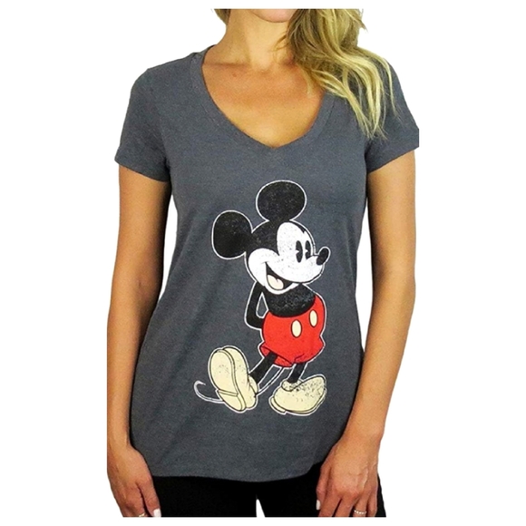Disney Tops - (3/$25) Disney Gray Mickey Mouse T-Shirt